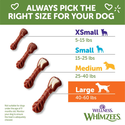 Large Dog Dental Chews - Brushzees (6 Count)