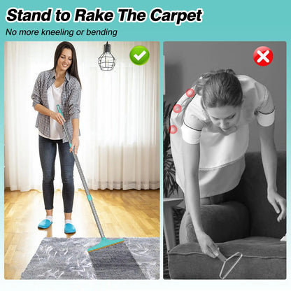 Adjustable Pet Hair Remover - Effective Pet Hair Removal Tool for Carpets and Floors